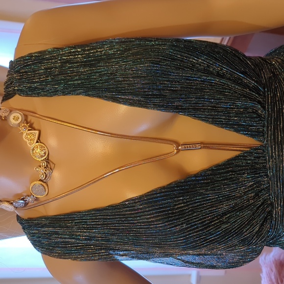 Lulus Metallic Dress - Picture 2 of 12